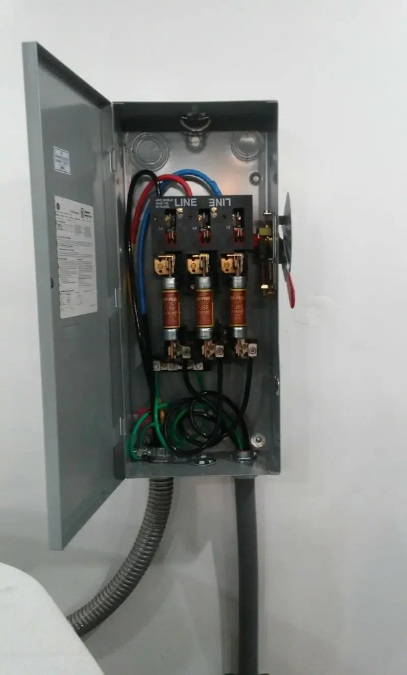 Three-phase disconnect switch installed for Electrical Wiring & Rewiring in Long Branch